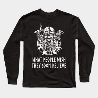 Medieval Viking Mythology Norse Proverb Scandinavian Odin Long Sleeve T-Shirt
